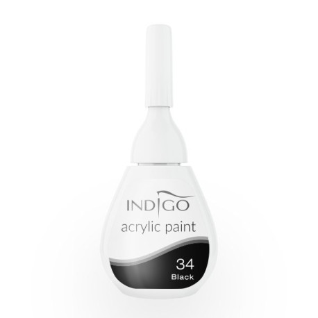 Peinture acrylique -Black 10 ml