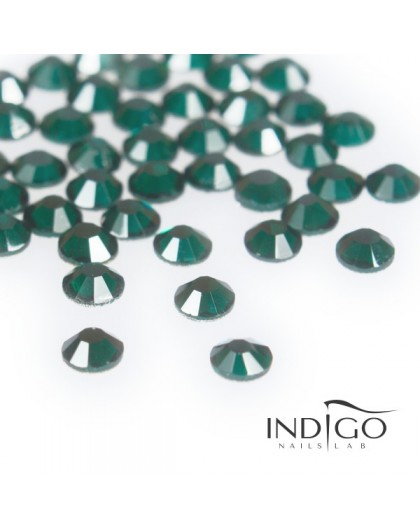 Indigo Rhinestones - Emerald SS10