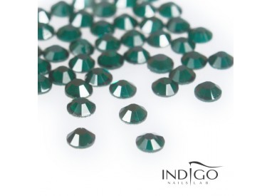 Indigo Rhinestones - Emerald SS10