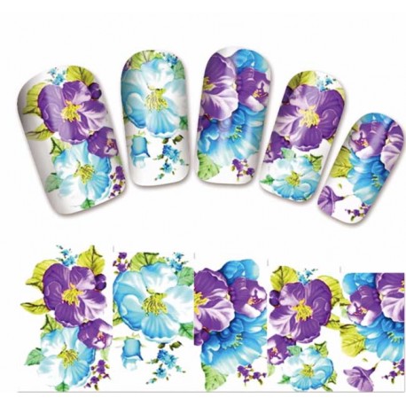 Water Decals fleurs02