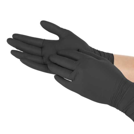 Gants nitrile S