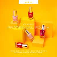 Protein nail polish